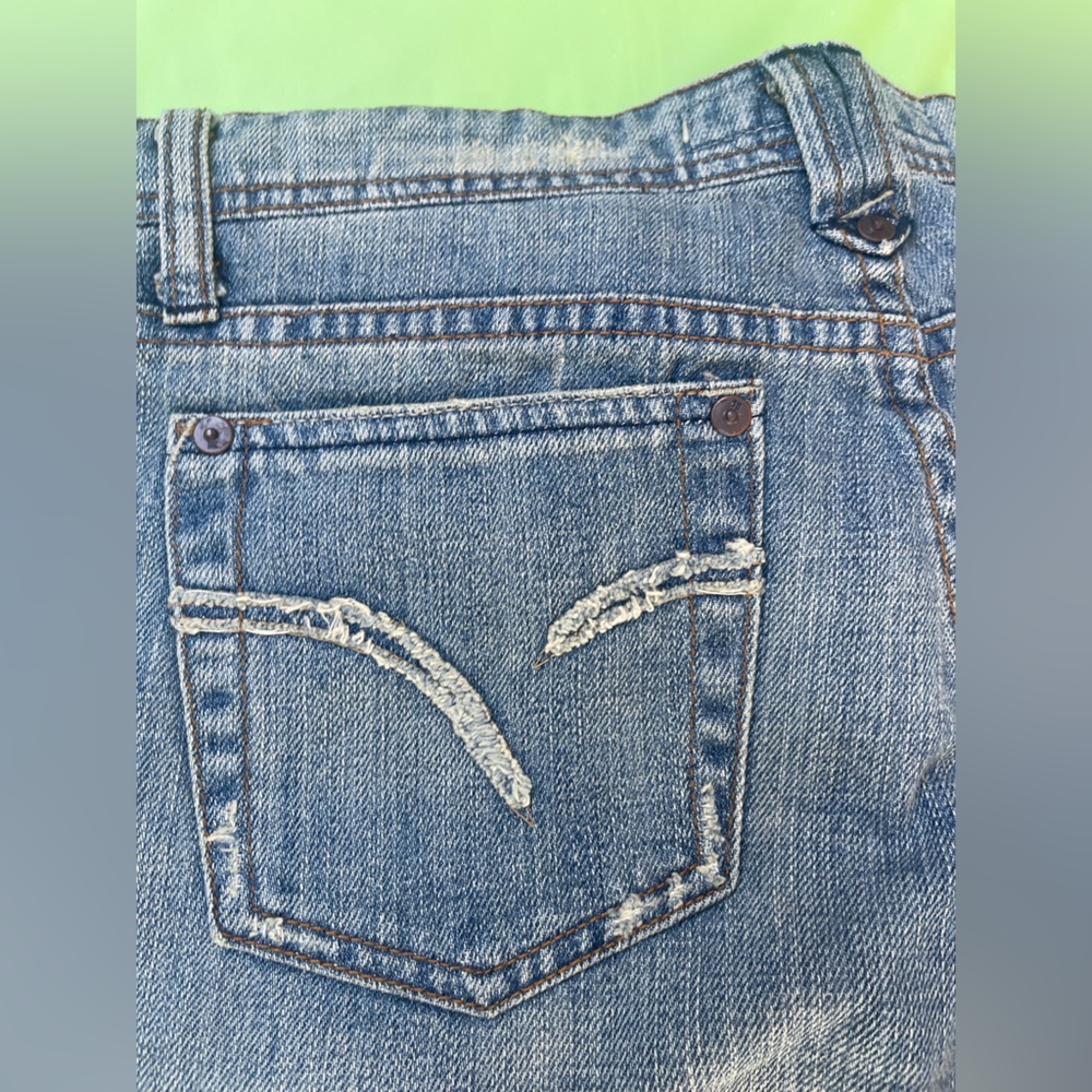 LOW RISE JOE’S VINTAGE DISTRESSED JEANS Bootcut NEW WITHOUT THE TAGS SIZE 27 - Picture 3 of 16
